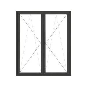 uPVC Window Tilt and Turn 1490 x 1790 Colour Frame