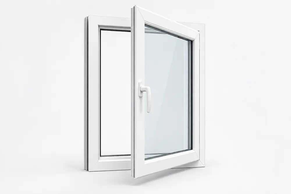 Side hung uPVC window available in the EcoLine range