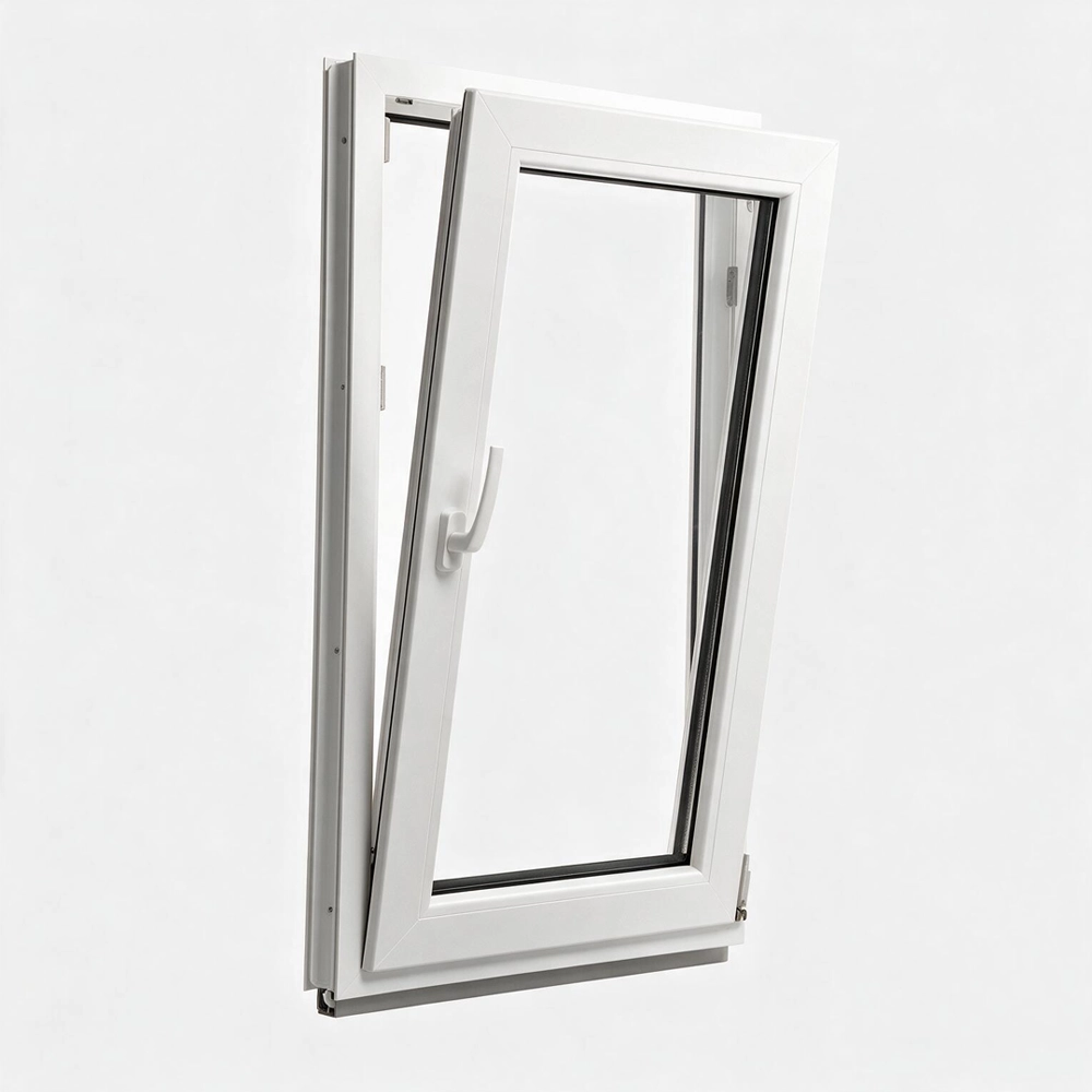 Tilt and turn uPVC window manufactured in Johannesburg