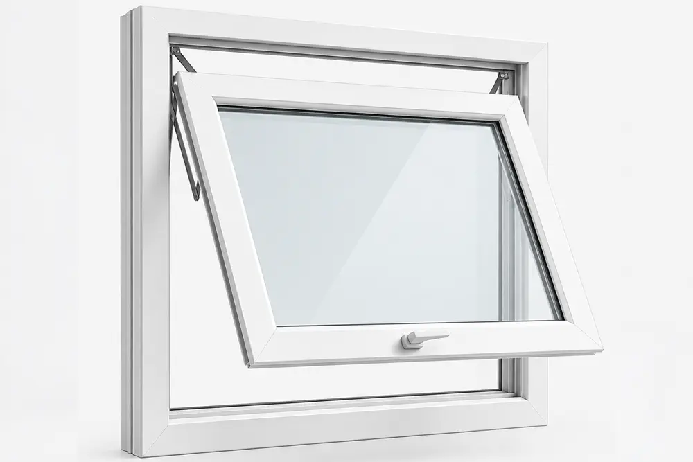 Top hung uPVC window available in the EcoLine range