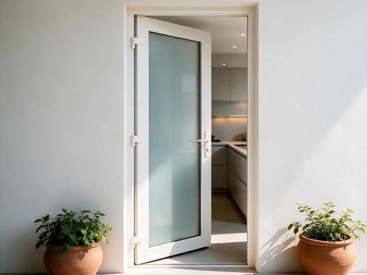 Single uPVC door manufactured in Johannesburg Gauteng